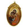 Medallion with Our Lady  10 owalna przod