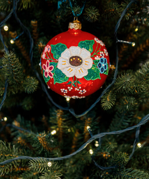 Lowicz bauble - red  1k0a4385