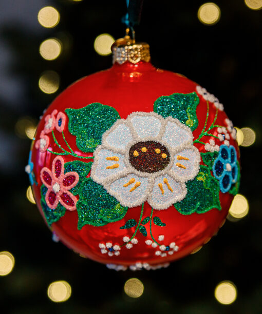 Lowicz bauble - red  1k0a4389