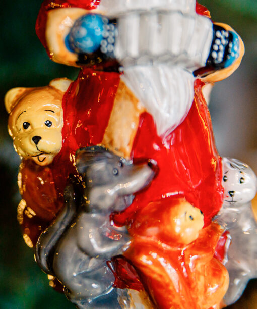 Santa Claus with forest animals  1k0a6858