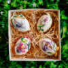 Set - Easter Eggs with pink orchids  1k0a7008