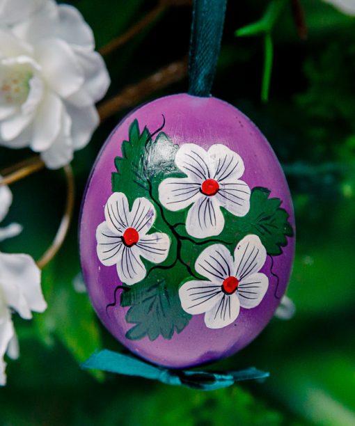 Duck's eggshell - daisies purple 1k0a7261