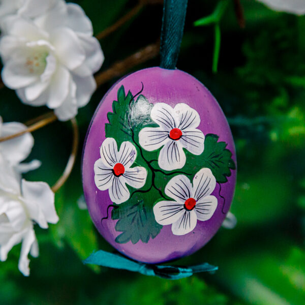 Duck's eggshell - daisies purple 1k0a7261