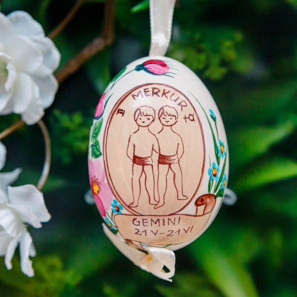 Pisanka ze znakiem zodiaku - Bliźnięta 1k0a7429