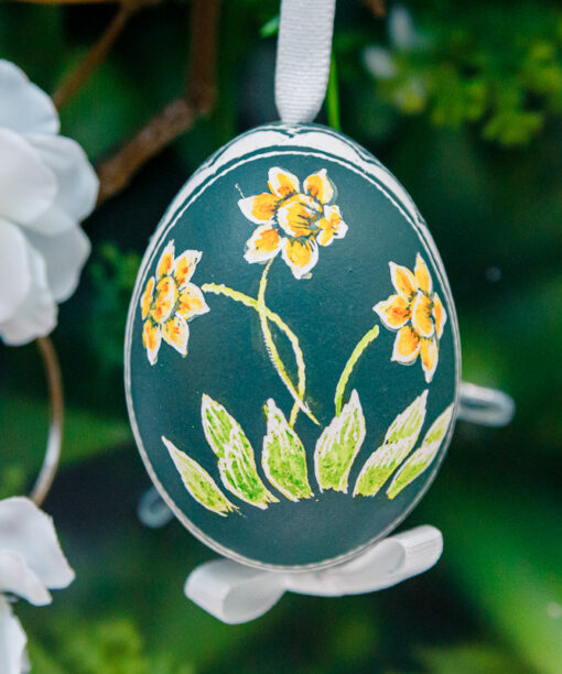 Easter Egg scratched - Daffodils 1k0a7438