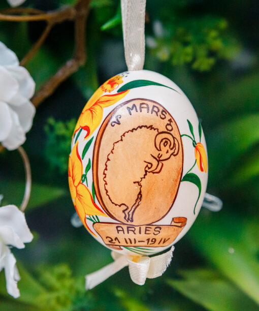 Easter egg with zodiac sign - Aries 1k0a7447