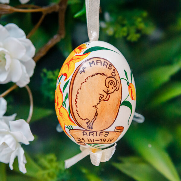 Easter egg with zodiac sign - Aries 1k0a7447