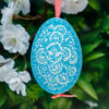 Opole goose Easter egg - blue  1k0a7469