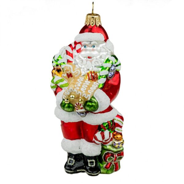 Santa with a ginger-bread house 1k0a8323