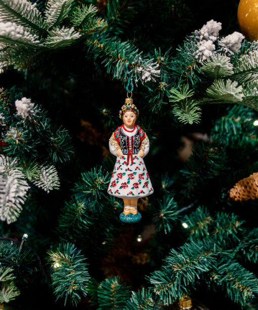 Podhale Female Folk Costume White Skirt  1k0a8653