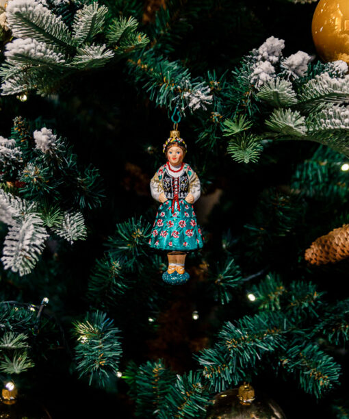 Podhale Female Folk Costume Green Skirt  1k0a8657