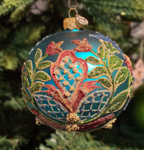Embroidery from Bishop's vestment - Blue 20220118 153502