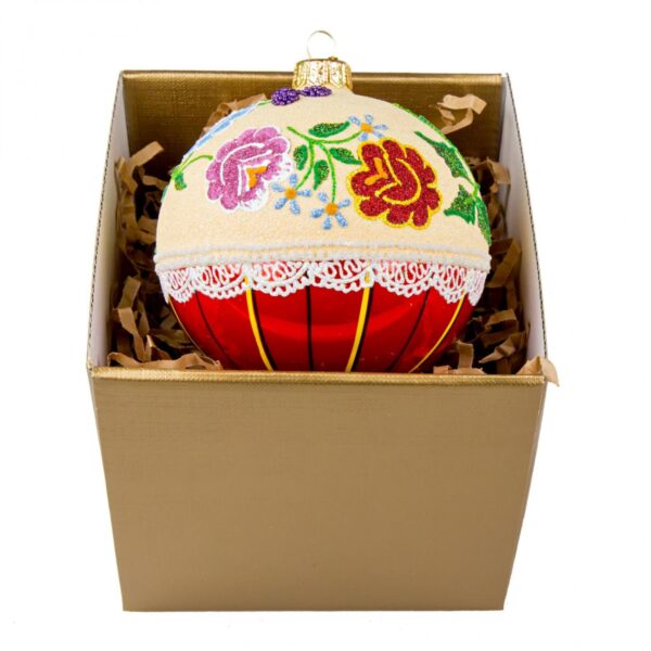 Sieradz embroidery packed in gold box Img 2519