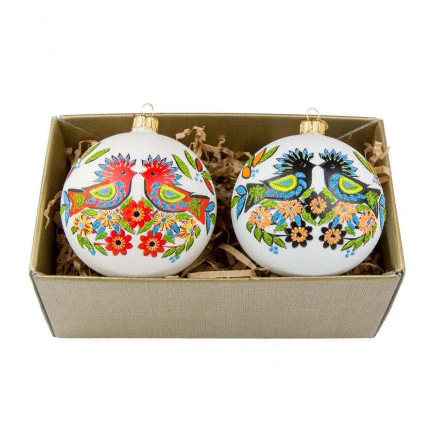 Zestaw - Wycinanki kurpiowskie w białym pudełku  Img 2526