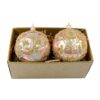 Set - Queen Marysienka & King Sobieski embroidery pink packed in gold box Img 2530
