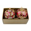 Set - Queen Marysienka & King Sobieski embroidery rose packed in gold box  Img 2532