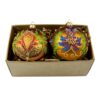 Set - Old Polish embroideries on gold packed in gold box  Img 2536