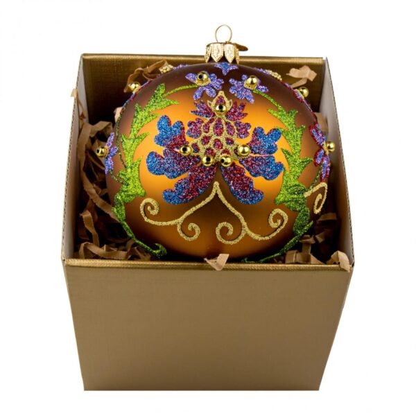 Polish Nobleman's belt embroidery in gold packed in gold box Img 2539