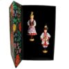 Folk Set - Cracow Couple in a floral box  Img 2746