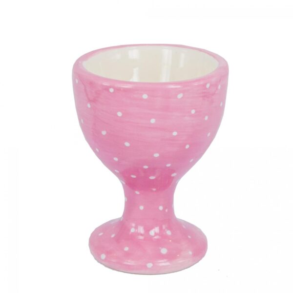 Dotted Egg cup - Pink Img 3898