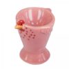 Egg cup with a Hen - Pink  Img 3955