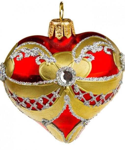 Heart - Red with ribbon Img 5995