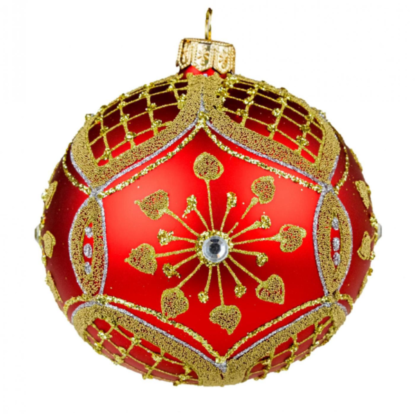 Royal Rosette - Round bauble in gold box Beznazwy22