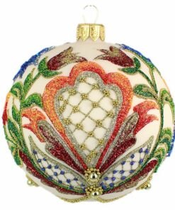 Embroidery from Bishop's vestment - Ivory  Haft ornatowy kremowy 65 zl