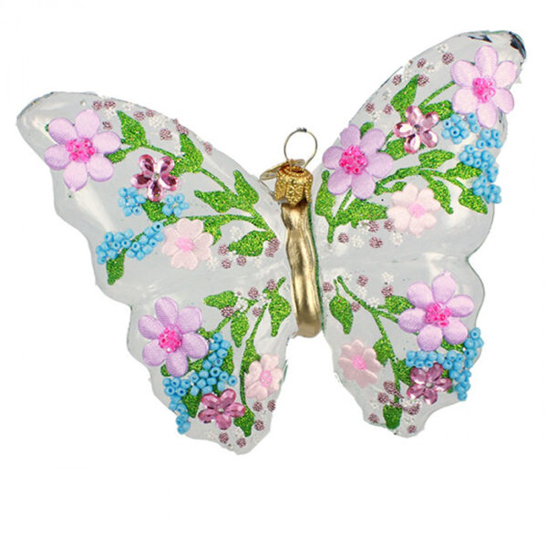 Flower butterfly pink Motyl3