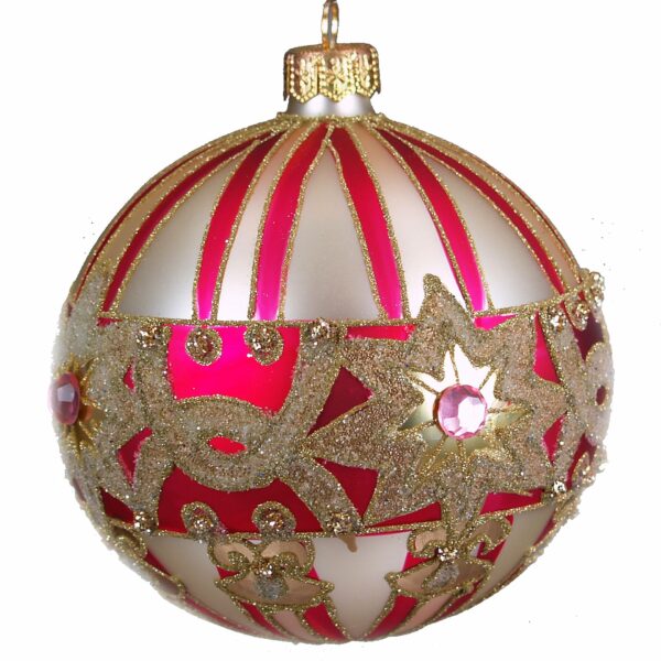 Royal Ornaments - Pink Stripes P1016506