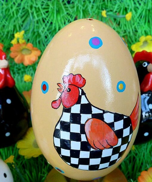 Goose Easter Egg - Hen Pisanka gesia kurka 40 zl