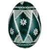 Goose Eggshell from Opoczno - Emerald  Pisanka opoczynska gesia szmaragdowa 30 zl