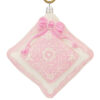 Pink pillow  Rozowa poduszka haft krakowski 658