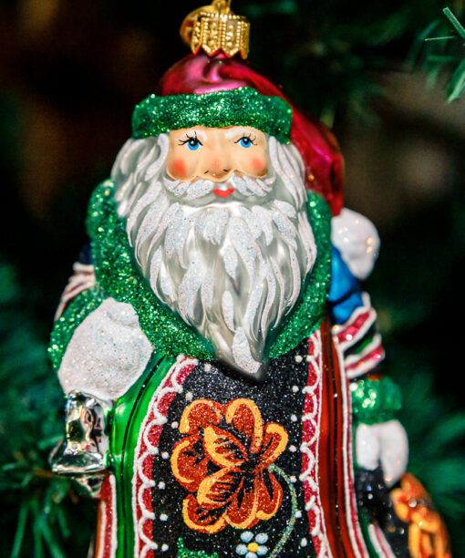 Stroje Regionalne - Mikołaj z motywem wycinanki łowickiej  Sierpien2 14