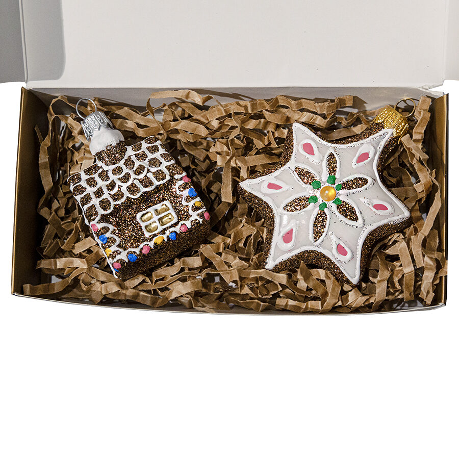 Piernikowa Kolekcja - Zestaw - Pierniczkowa gwiazdka i domek  1k0a3867