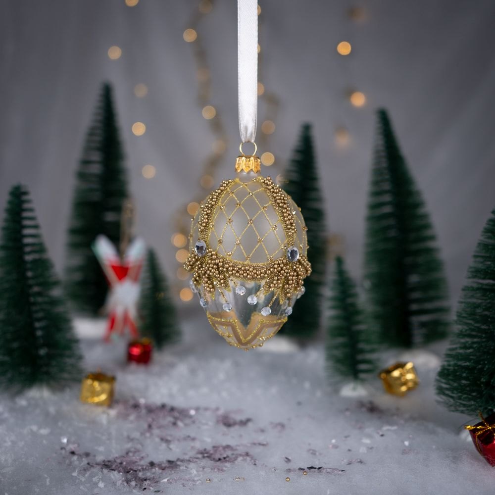 Jajka Carskie - Złote festony Bombkarnia 1225 146