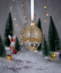 Jajka Carskie - Złote festony  Bombkarnia 1225 147