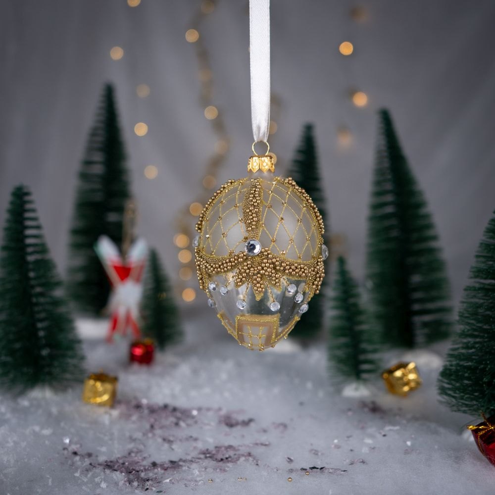 Jajka Carskie - Złote festony Bombkarnia 1225 147