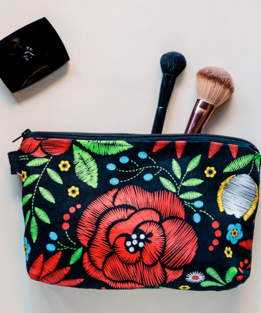 Kosmetyczka damska - Inspirowana haftem krakowskim  1k0a7616