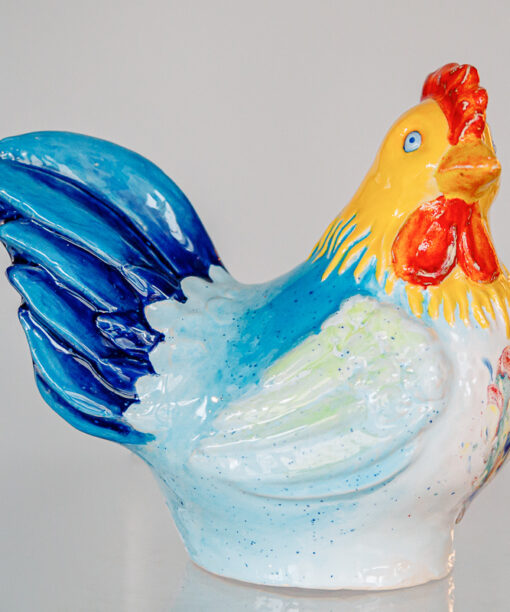 Danuta Rożnowska - Borys - a blue ceramic hen 1k0a6645