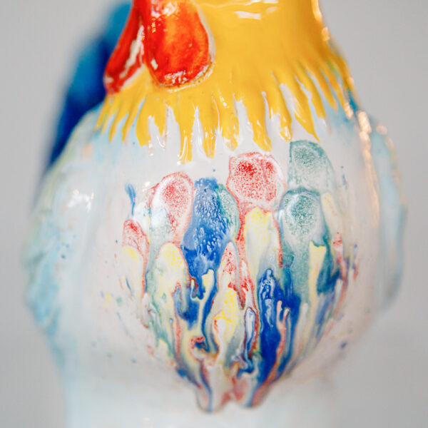 Danuta Rożnowska - Borys - a blue ceramic hen 1k0a6647