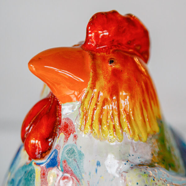 Danuta Rożnowska - Borys - ceramiczny kogut biały 1k0a6653