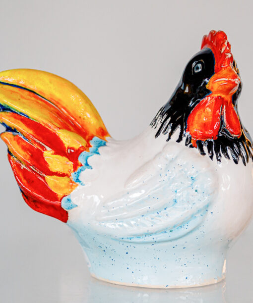 Danuta Rożnowska - Borys - ceramiczna kurka biała 1k0a6656