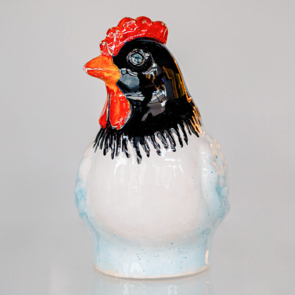 Danuta Rożnowska - Borys - ceramiczna kurka biała 1k0a6657