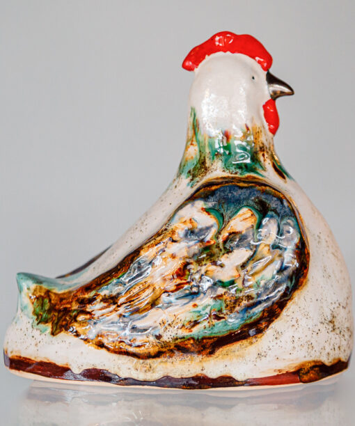 Ceramiczna kura siedząca  1k0a6666