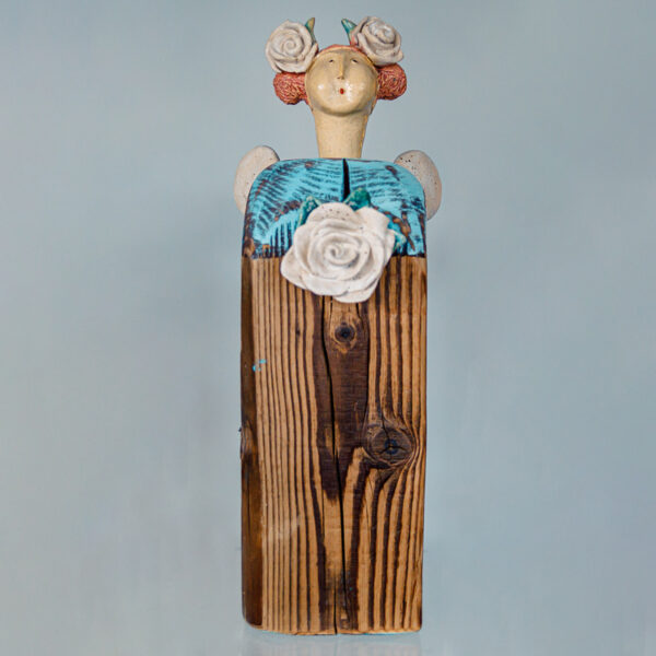 Małgorzata Boksa - drewniano-ceramiczny anioł 1k0a6189
