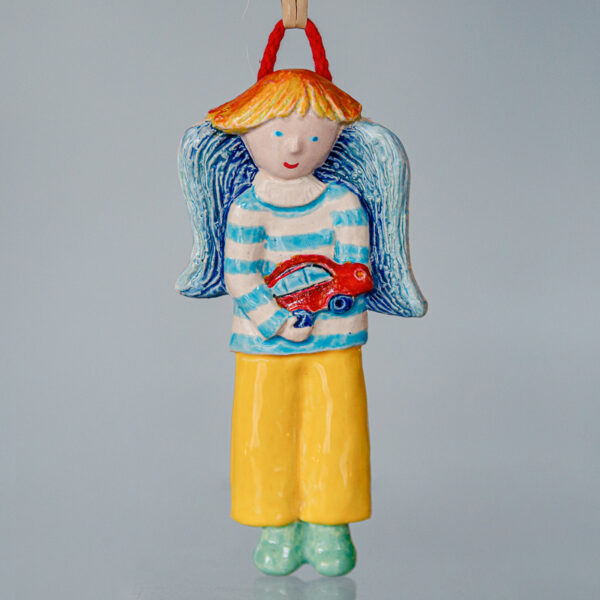 Danuta Rożnowska - Borys - angel boy with a car 1k0a6706