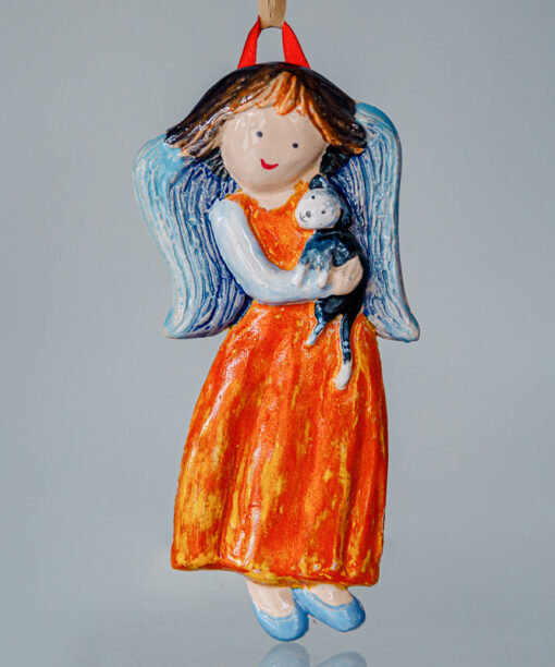 Danuta Rożnowska - Borys - angel girl with a cat  1k0a6710