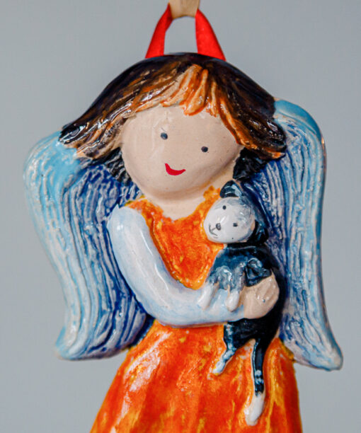 Danuta Rożnowska - Borys - angel girl with a cat  1k0a6712