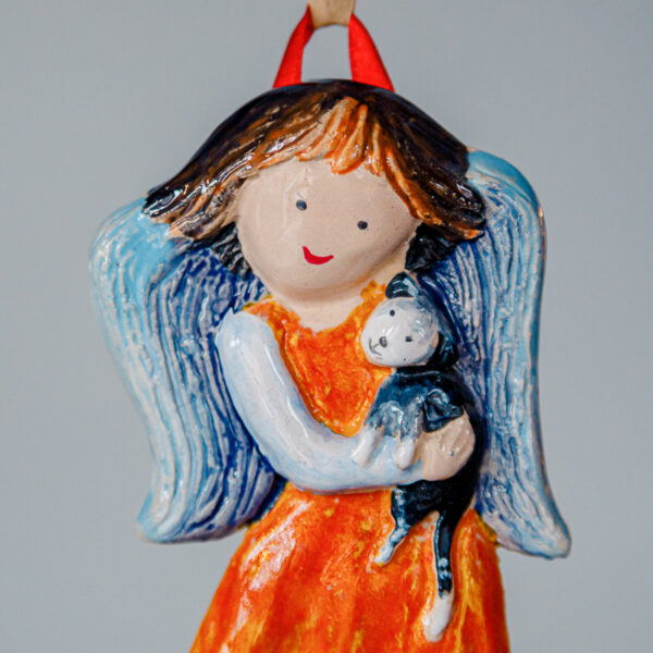 Danuta Rożnowska - Borys - angel girl with a cat 1k0a6712